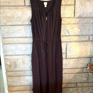 Chico's Dark Brown Sleeveless Dress